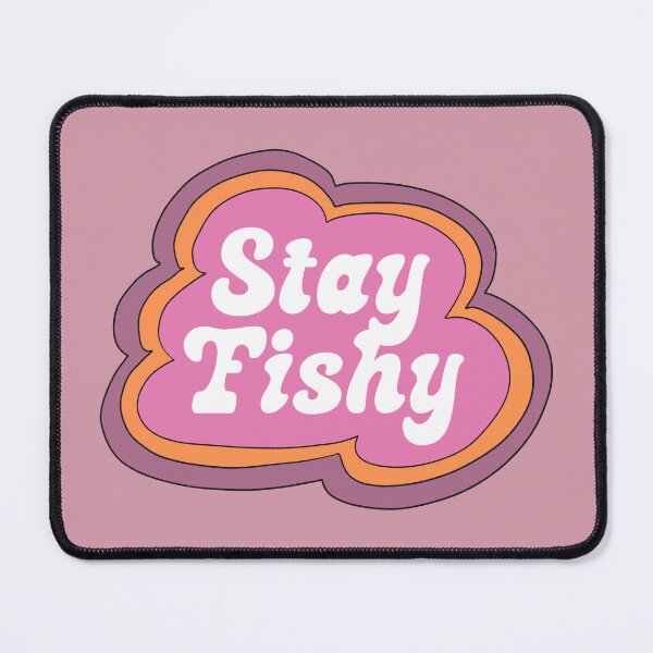 Item preview, Stay Fishy (Purple on Purple) designed and sold by yellowflowerhut.
