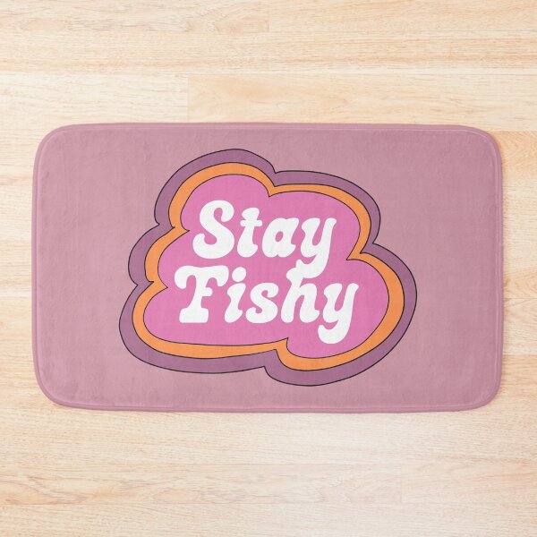 Item preview, Stay Fishy (Purple on Purple) designed and sold by yellowflowerhut.