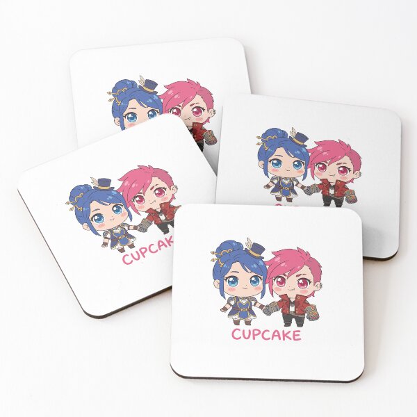 Item preview, Cupcake Vi and Caitlyn Arcane Sapphic Love Fan Art Design designed and sold by What you are is Beautiful.