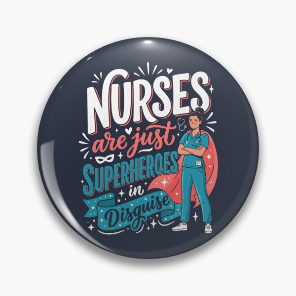 Item preview, Nurses Are Just Superheroes In Disguise Healthcare Hero 2 designed and sold by ChinkyCat Official.