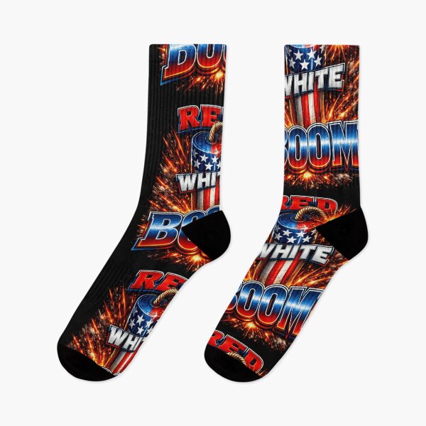 Item preview, Red White Boom 4th of july Gift designed and sold by XYZ Studio.