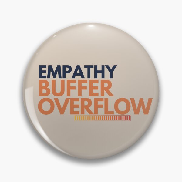 Item preview, Empathy Buffer Overflow – Funny Introvert & Burnout designed and sold by No Excuses Supply.