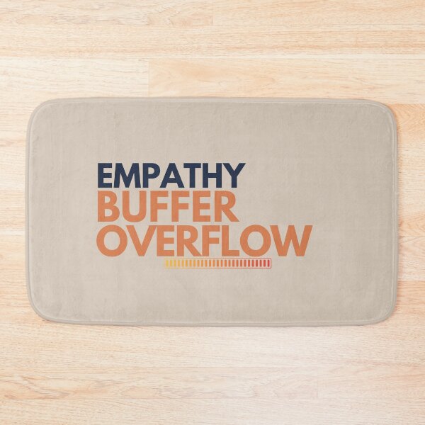 Item preview, Empathy Buffer Overflow – Funny Introvert & Burnout designed and sold by No Excuses Supply.
