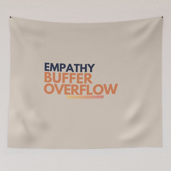 Item preview, Empathy Buffer Overflow – Funny Introvert & Burnout designed and sold by No Excuses Supply.