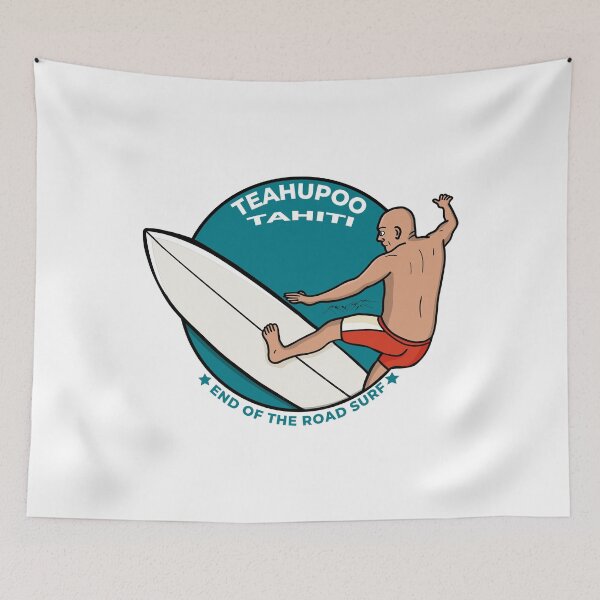 Item preview, Teahupoo Tahiti French Polynesia End of the Road Surf designed and sold by shopdiego.