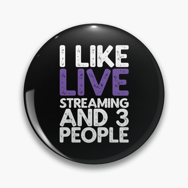 Item preview, I Like Livestreaming And 3 People designed and sold by AHobbyAJob.