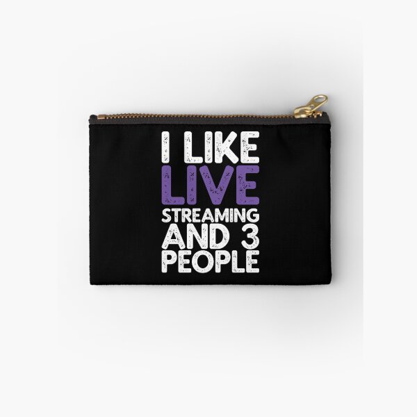 Item preview, I Like Livestreaming And 3 People designed and sold by AHobbyAJob.