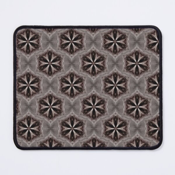 Item preview, Boho Hexagon Mandala Pattern in Brown and Black designed and sold by Artistestella.