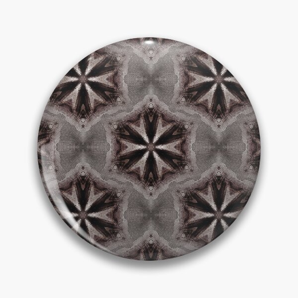 Item preview, Boho Hexagon Mandala Pattern in Brown and Black designed and sold by Artistestella.