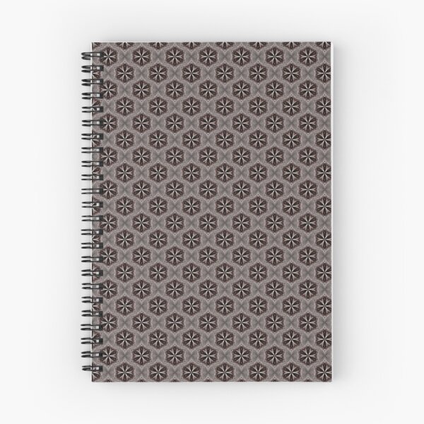 Item preview, Boho Hexagon Mandala Pattern in Brown and Black designed and sold by Artistestella.
