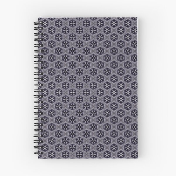 Item preview, Boho Hexagon Mandala Pattern in Purple and Black designed and sold by Artistestella.