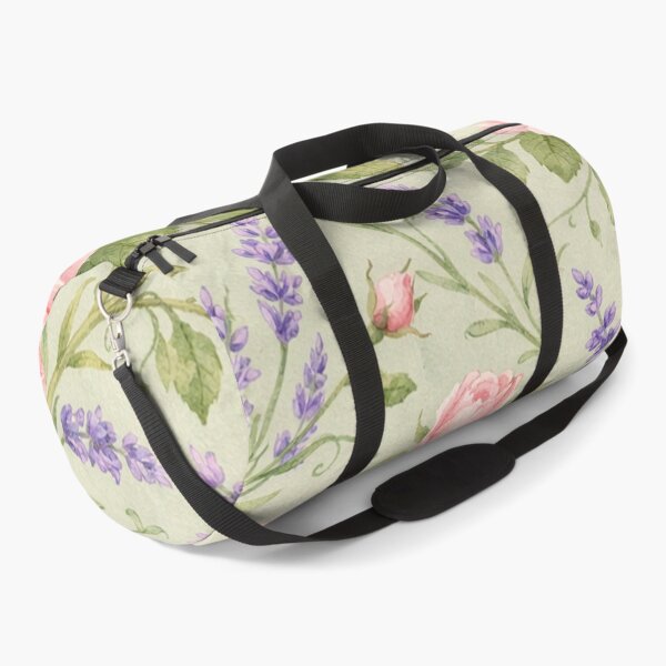 Item preview, Watercolor Pink Roses and Lavender Floral Pattern designed and sold by Owcomm.