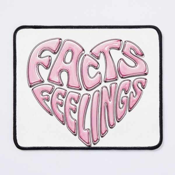 Item preview, Facts Over Feelings, y2k cute pink  designed and sold by petalandarmour.