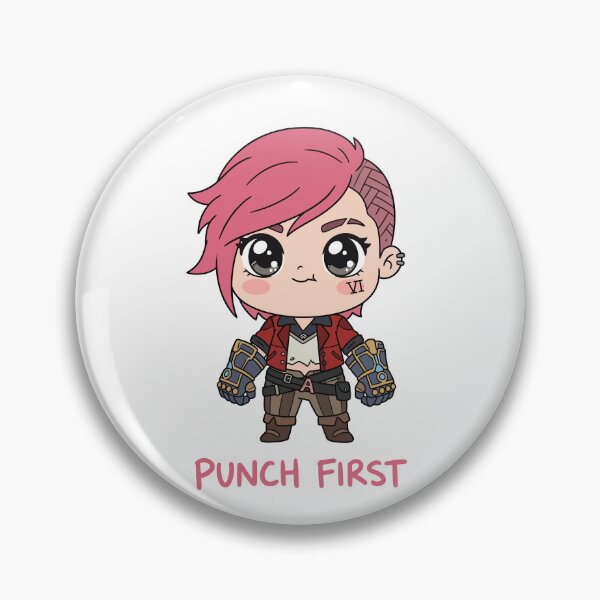 Item preview, Punch First Vi Arcane Fighter  Underground Fan Inspired Design designed and sold by What you are is Beautiful.