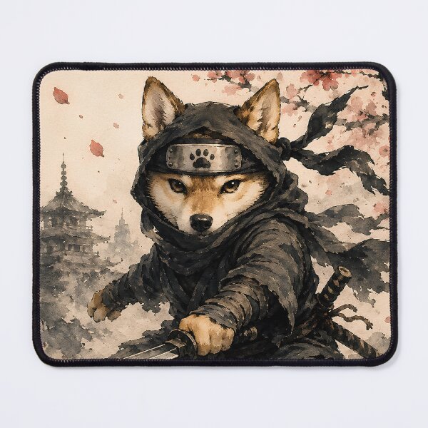 Item preview, Ninja Shiba Warrior designed and sold by alphaimagens.