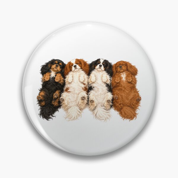 Item preview, Cavalier King Charles Spaniel Belly Up Nap – Cute Sleeping Dog Lover Gift designed and sold by SakuraWaStyle.
