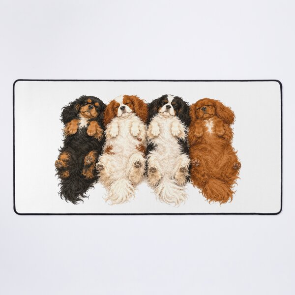 Item preview, Cavalier King Charles Spaniel Belly Up Nap – Cute Sleeping Dog Lover Gift designed and sold by SakuraWaStyle.
