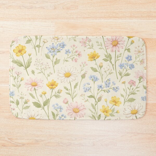 Item preview, Vintage Wildflower Meadow Seamless Pattern designed and sold by Owcomm.