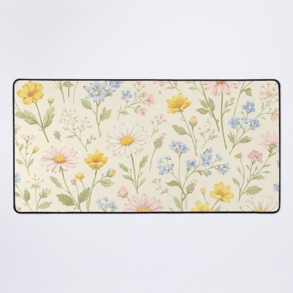 Item preview, Vintage Wildflower Meadow Seamless Pattern designed and sold by Owcomm.