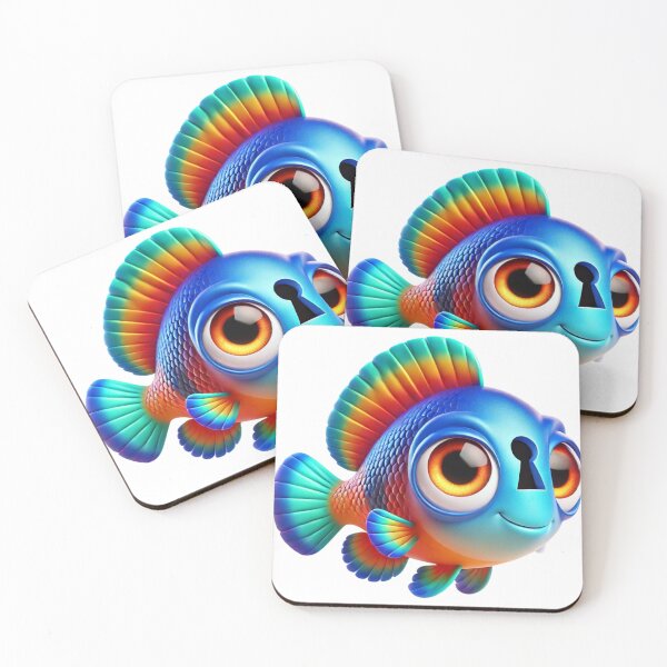 Item preview, Adorable Keyhole Cichlid Fish designed and sold by Sillytoe.