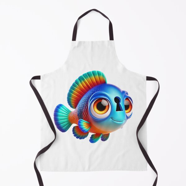 Item preview, Adorable Keyhole Cichlid Fish designed and sold by Sillytoe.