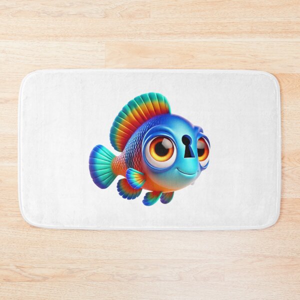 Item preview, Adorable Keyhole Cichlid Fish designed and sold by Sillytoe.