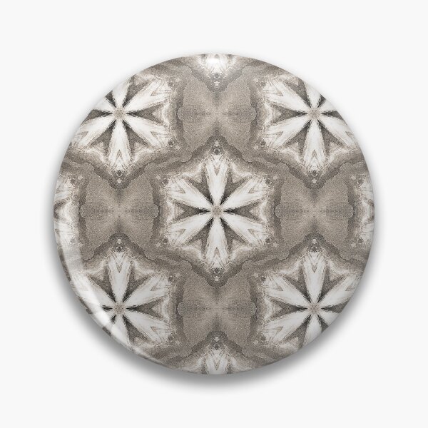 Item preview, Boho Hexagon Mandala Pattern in Beige and White designed and sold by Artistestella.