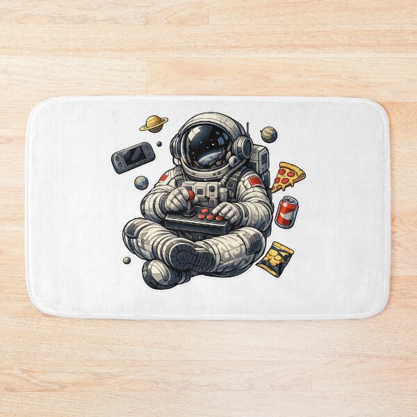 Item preview, Astronaut Arcade Gamer Floating in Space designed and sold by builtforyou.
