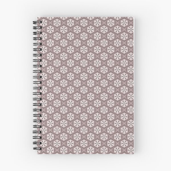 Item preview, Boho Hexagon Mandala Pattern in Brown and White designed and sold by Artistestella.