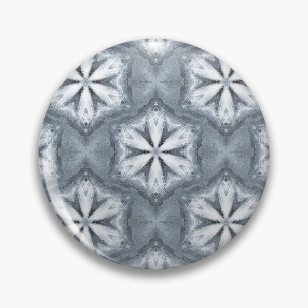 Item preview, Boho Hexagon Mandala Pattern in Blue and White designed and sold by Artistestella.