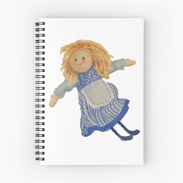 Item preview, Cute Vintage Rag Doll Pastel Drawing - Cottagecore Art designed and sold by Arteandart.