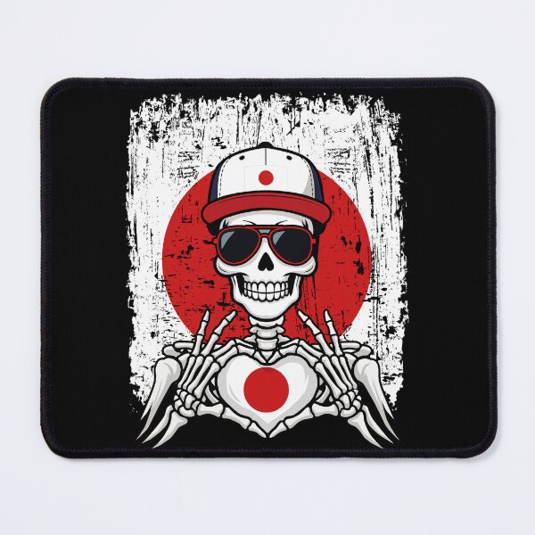 Item preview, Japan Pride Skeleton Art Tee designed and sold by Colorful Designs.