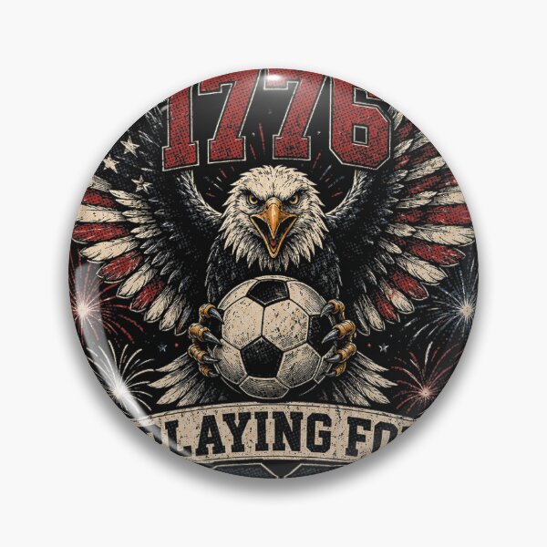 Item preview, Born In 1776 Playing For 2026 Patriotic Soccer Eagle designed and sold by Supri123.