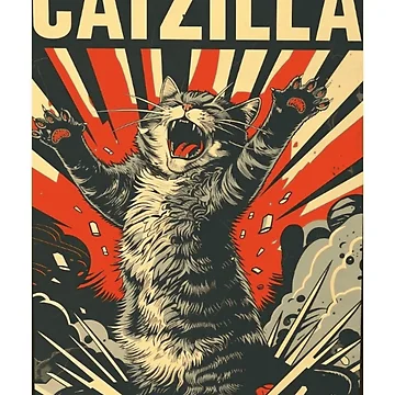 Artwork thumbnail, Catzilla Rampage by NeonFurLab