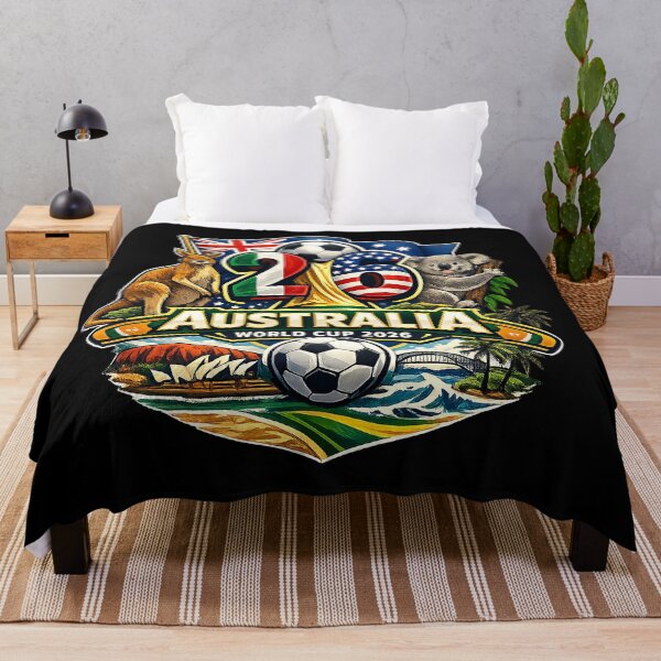 Item preview, Australia 2026 Football Supporter Kangaroo Green & Gold Fan Art designed and sold by homashad.