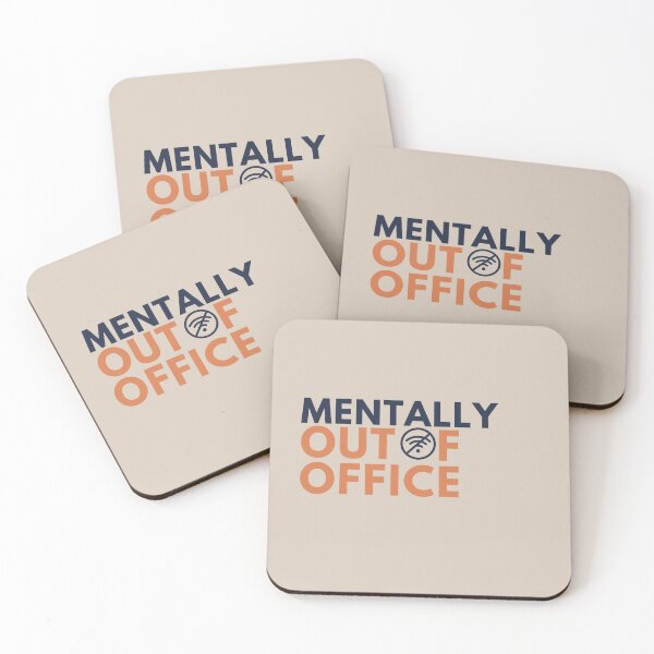 Item preview, Mentally Out of Office – Funny Burnout & Introvert designed and sold by No Excuses Supply.