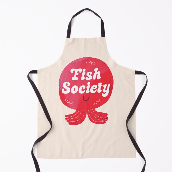 Item preview, Fish Society Badge designed and sold by yellowflowerhut.