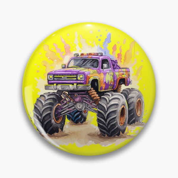 Item preview, Multicolour Monster Trucks designed and sold by Magenta Merch.