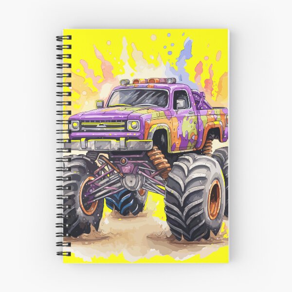 Item preview, Multicolour Monster Trucks designed and sold by Magenta Merch.