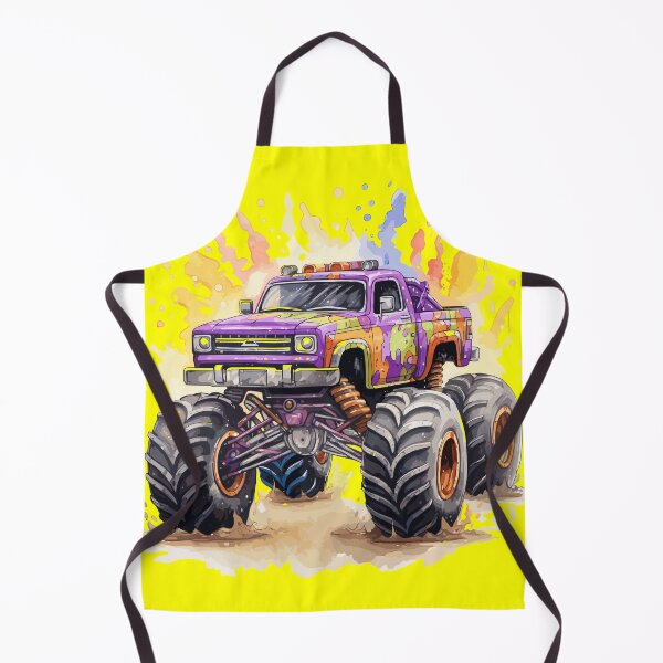 Item preview, Multicolour Monster Trucks designed and sold by Magenta Merch.
