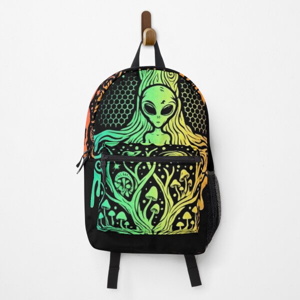 Item preview, Cosmic Alien Tree of Life Rainbow Psychedelic Art designed and sold by Articora.