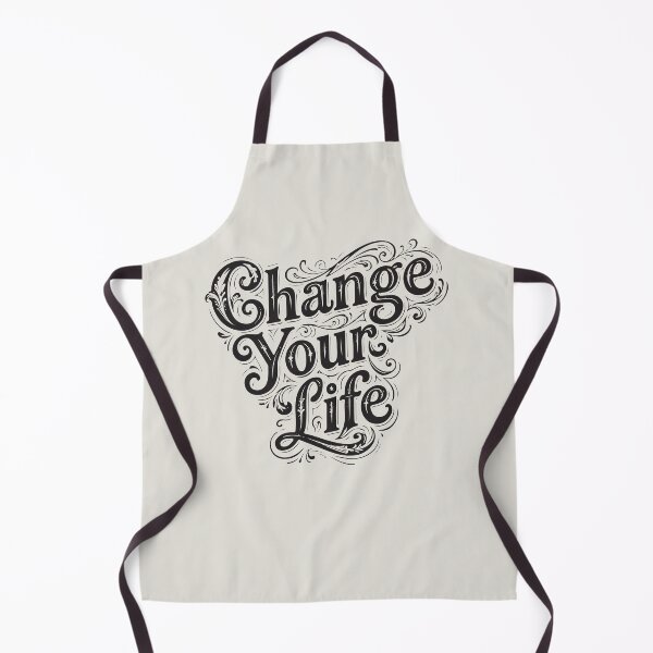 Item preview, Change Your Life - Black on White designed and sold by LisaMise.