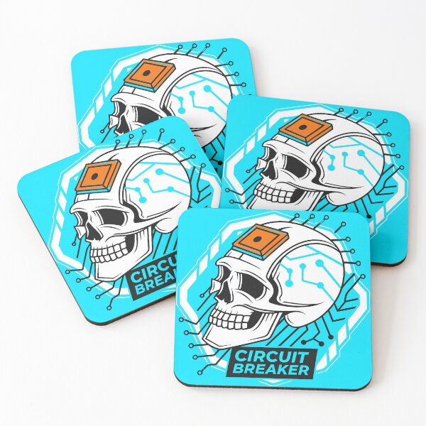 Item preview, Circuit Breaker Skull Tech Art designed and sold by fadilow.