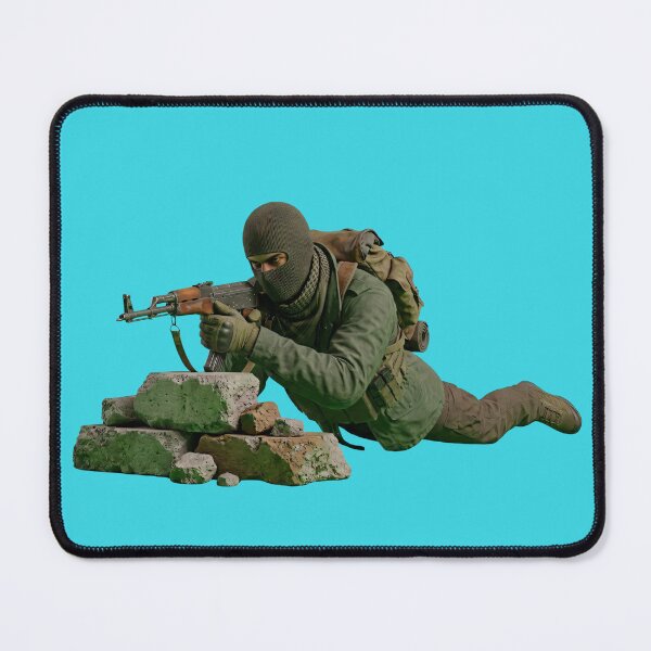 Item preview, Tactical Soldier with Assault Rifle Vector designed and sold by Utopian-Magic.