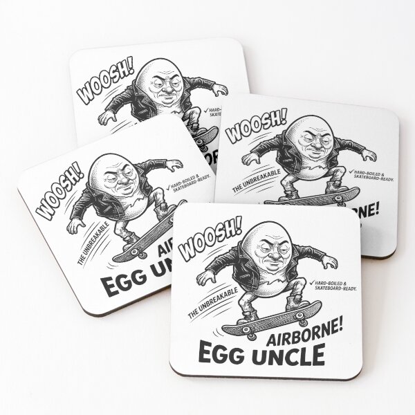 Item preview, The Unbreakable Egg Uncle: There’s Nothing I Can’t Do! designed and sold by Surreal Characters & Cute Pups.