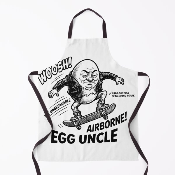 Item preview, The Unbreakable Egg Uncle: There’s Nothing I Can’t Do! designed and sold by Surreal Characters & Cute Pups.