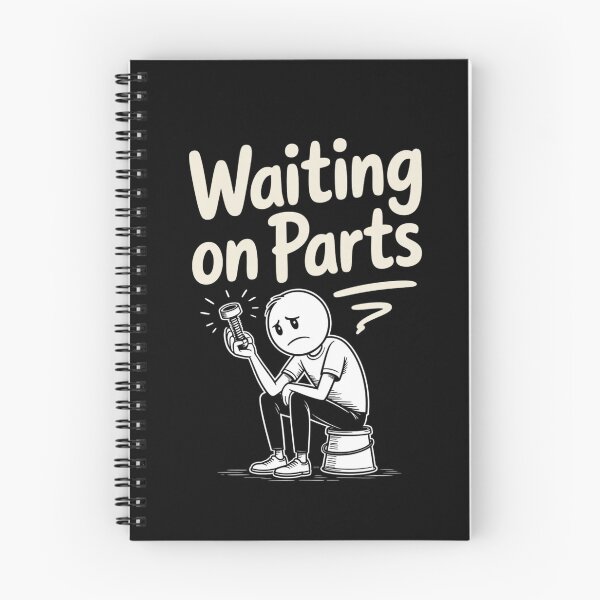 Item preview, Mechanic Men Auto Repair Waiting on Parts Car Technician designed and sold by ZACK ART.