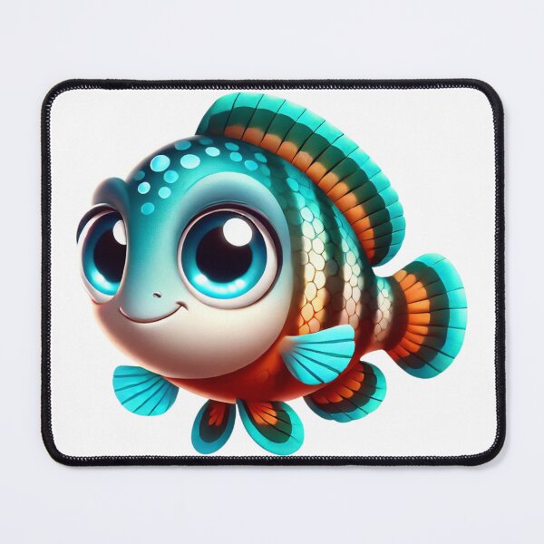 Item preview, Adorable Mayan Cichlid Fish designed and sold by Sillytoe.
