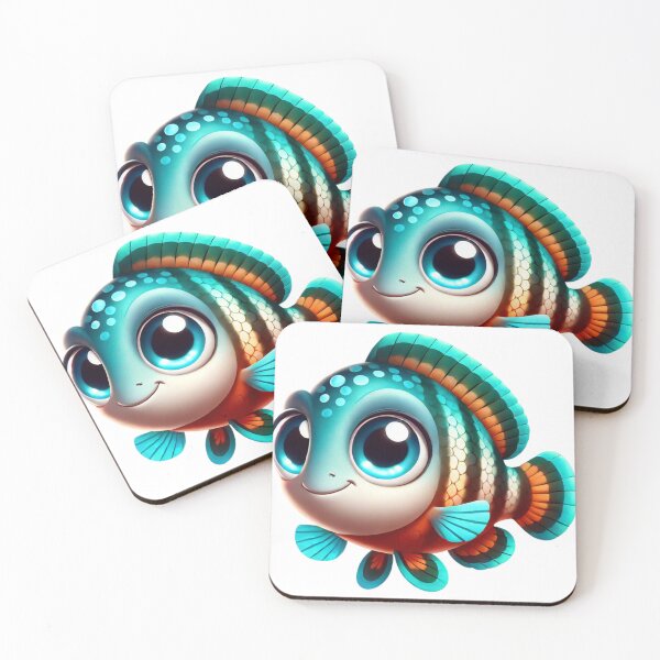 Item preview, Adorable Mayan Cichlid Fish designed and sold by Sillytoe.