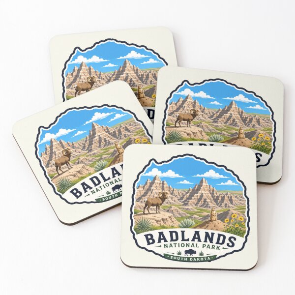 Item preview, Badlands National Park, South Dakota Wildlife designed and sold by Myra365Art.